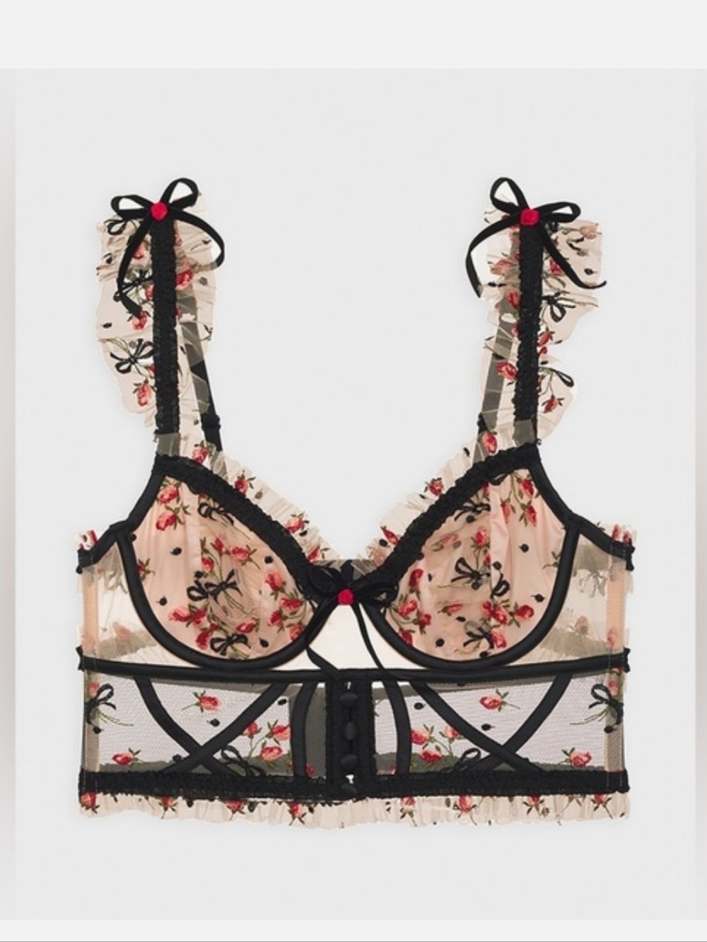 NEW! For Love & Lemons Kendra Corset Top, Size 34 C